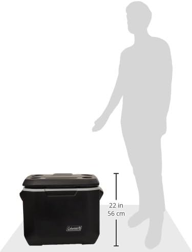 50qt Wheeled Cooler – Keeps Ice for 5 Days, Portable Rolling Chiller
