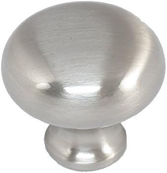 20 Pcs Brushed Nickel Mushroom Cabinet Knobs