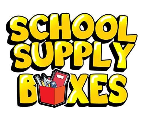 Elementary School Essentials Bundle (91 Pieces per Box) - Includes Binders, Folders, Notebooks, Filler Paper, Pencils, Notecards, Pens, and More