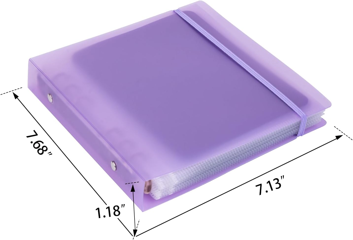 12 Magnetic Sheets for Die and Stamp Storage | Includes Binder Cover and Pockets for Card Making (0.8 mm Thickness)