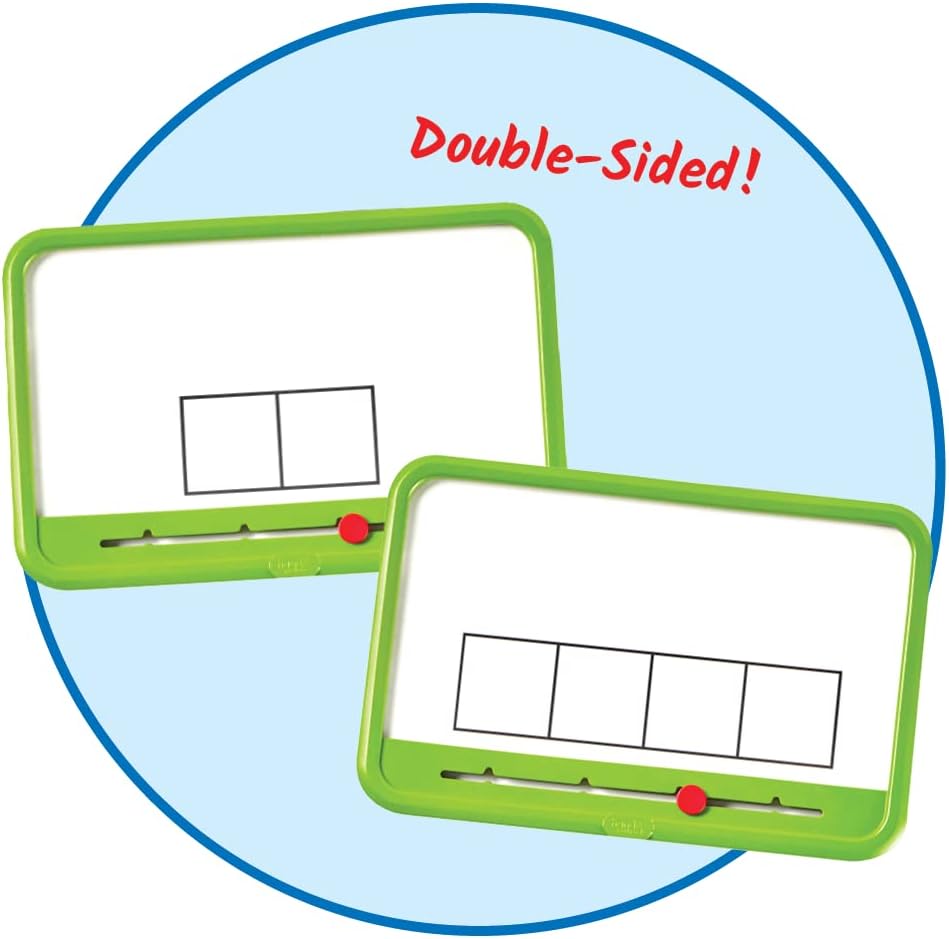 Magnetic Dry Erase Boards Set for Phonics & Speech Therapy (Set of 8)