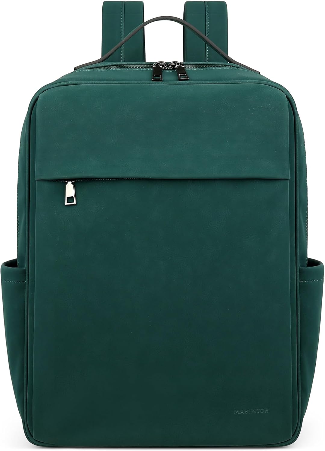 15.6 inch PU Leather Laptop Backpack Purse for Women