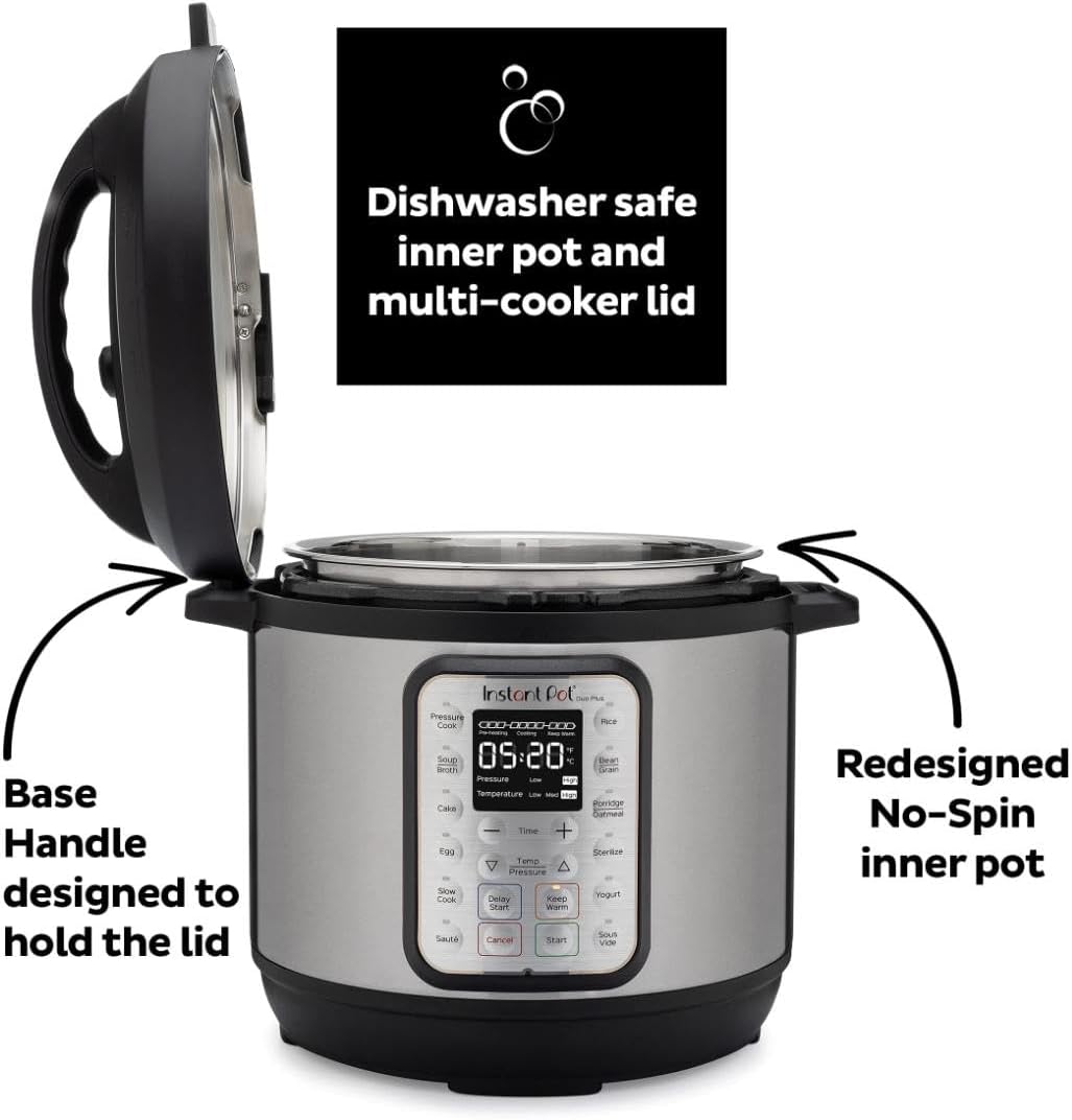 9-in-1 Electric Pressure Cooker Includes App With Over 800 Recipes, Stainless Steel, 6 Quart