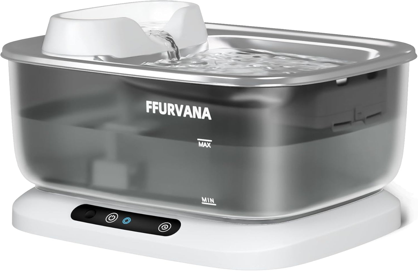 7L Smart Pet Fountain, 68-Day Battery, Quiet Design Dual Modes (Wireless & Wired) for Large Dogs and Multi-Pet Homes