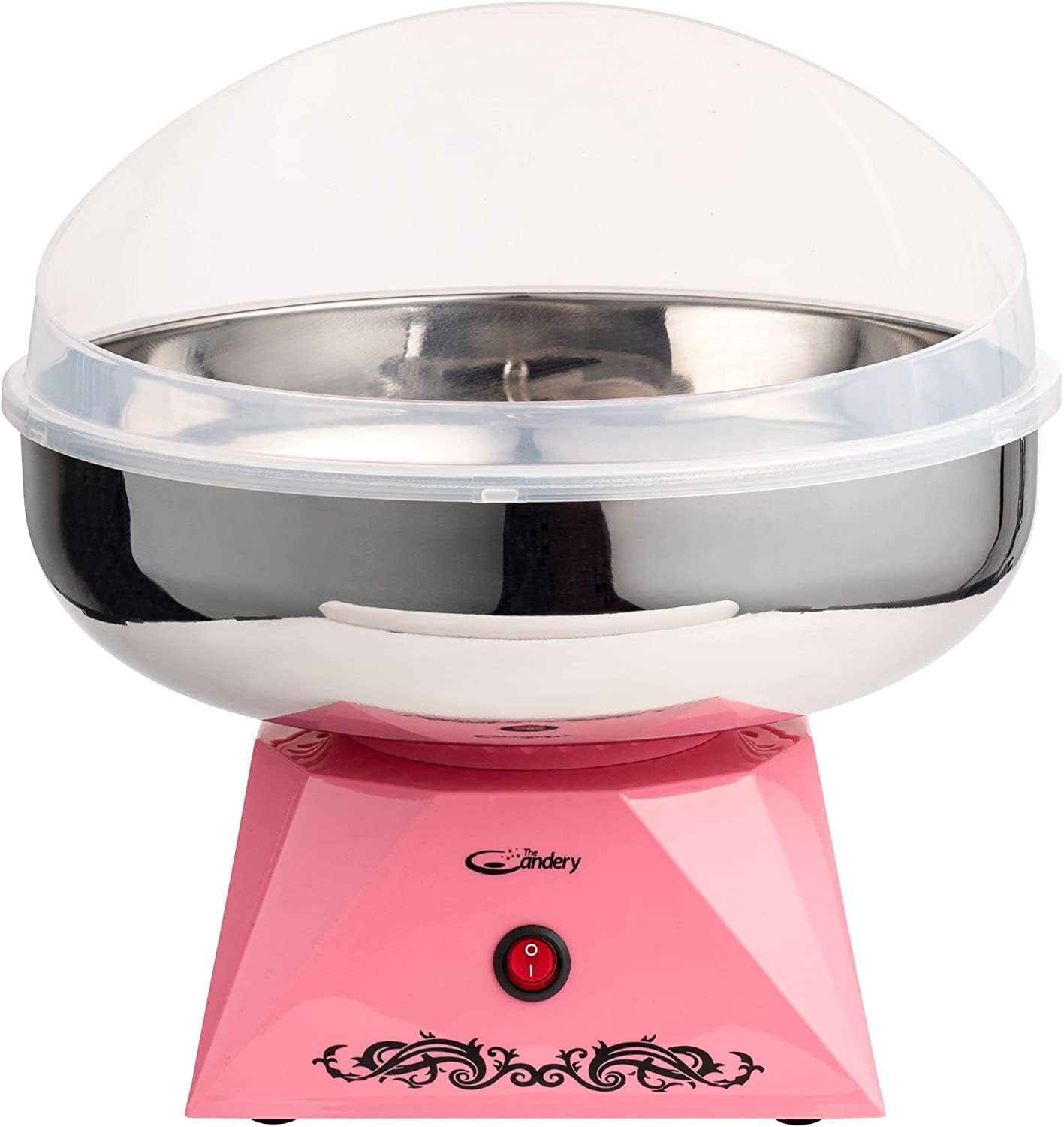 Cotton Candy Machine with Stainless Steel Bowl 2.0 and Floss Bundle-Includes 5 Floss Sugar Flavors 12oz Jars