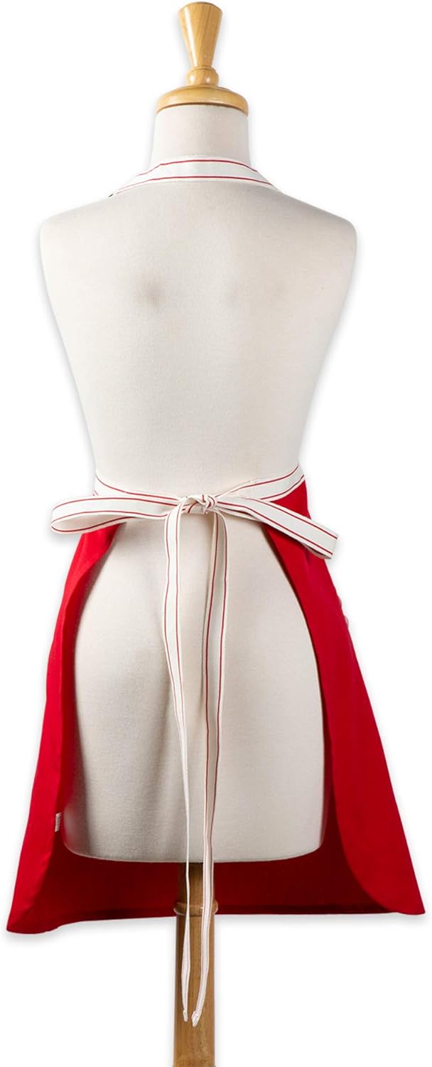 Christmas Kitchen Décor: 3-Piece Mrs. Claus Apron & Dishtowel Set