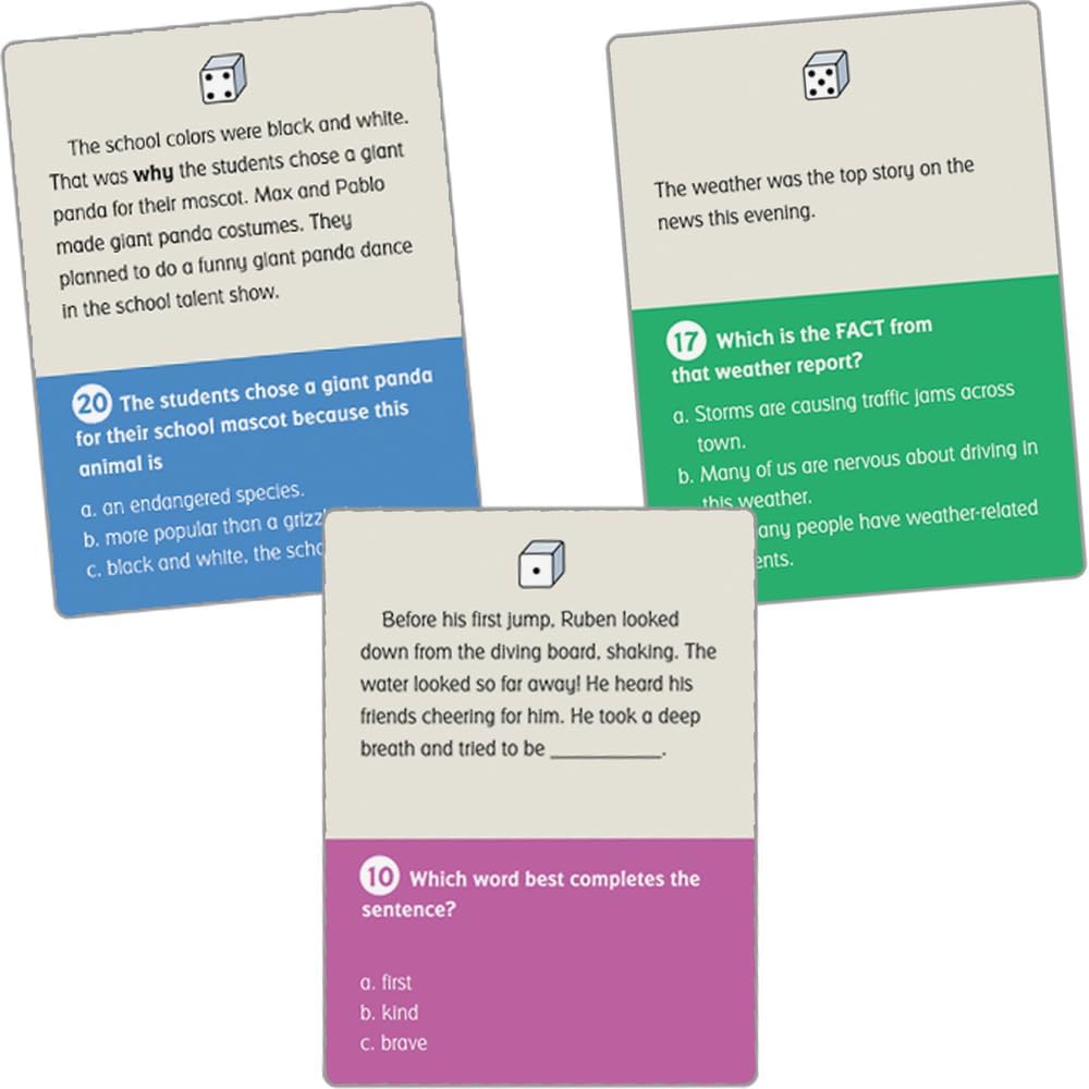 Comprehension Board Game Trio: Learning Activities, Homeschool Supplies