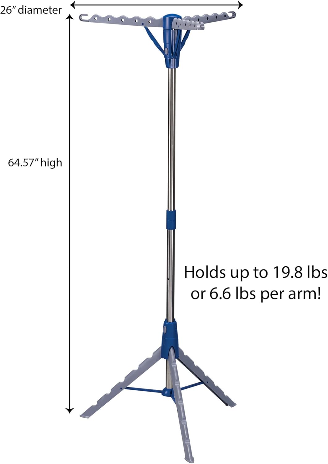Portable Tripod Drying Rack for Indoor Laundry: Collapsible and Efficient