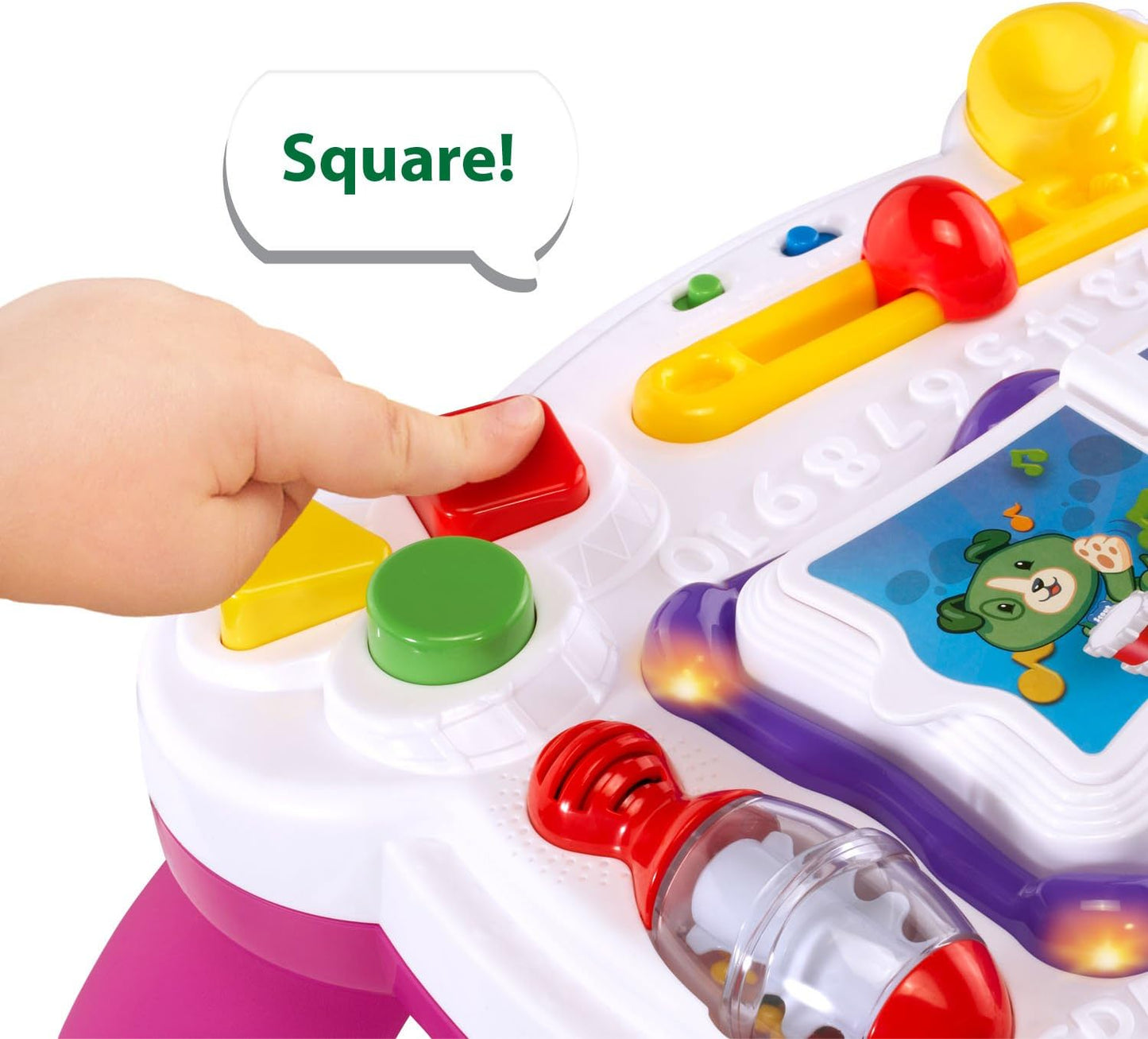 Learn and Groove Musical Table for Babies and Toddlers, Colorful Pink