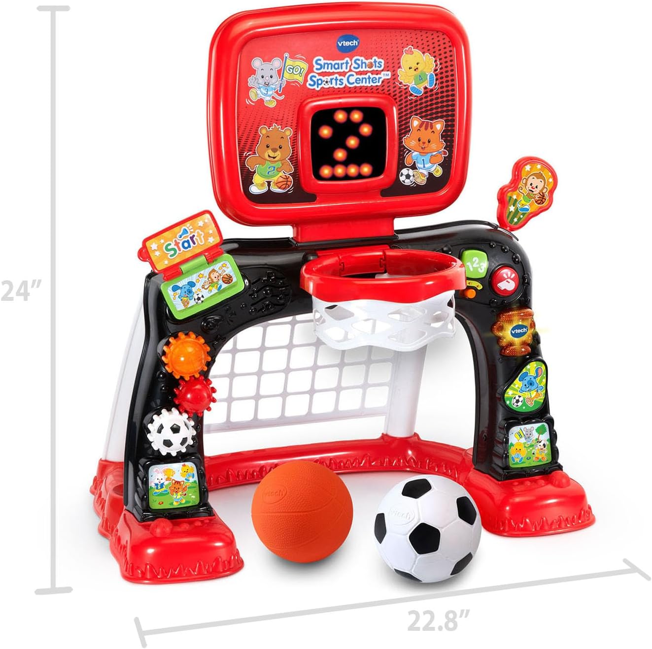 Two Sports in One, Basketball and Soccer for Ages 12-36 Months