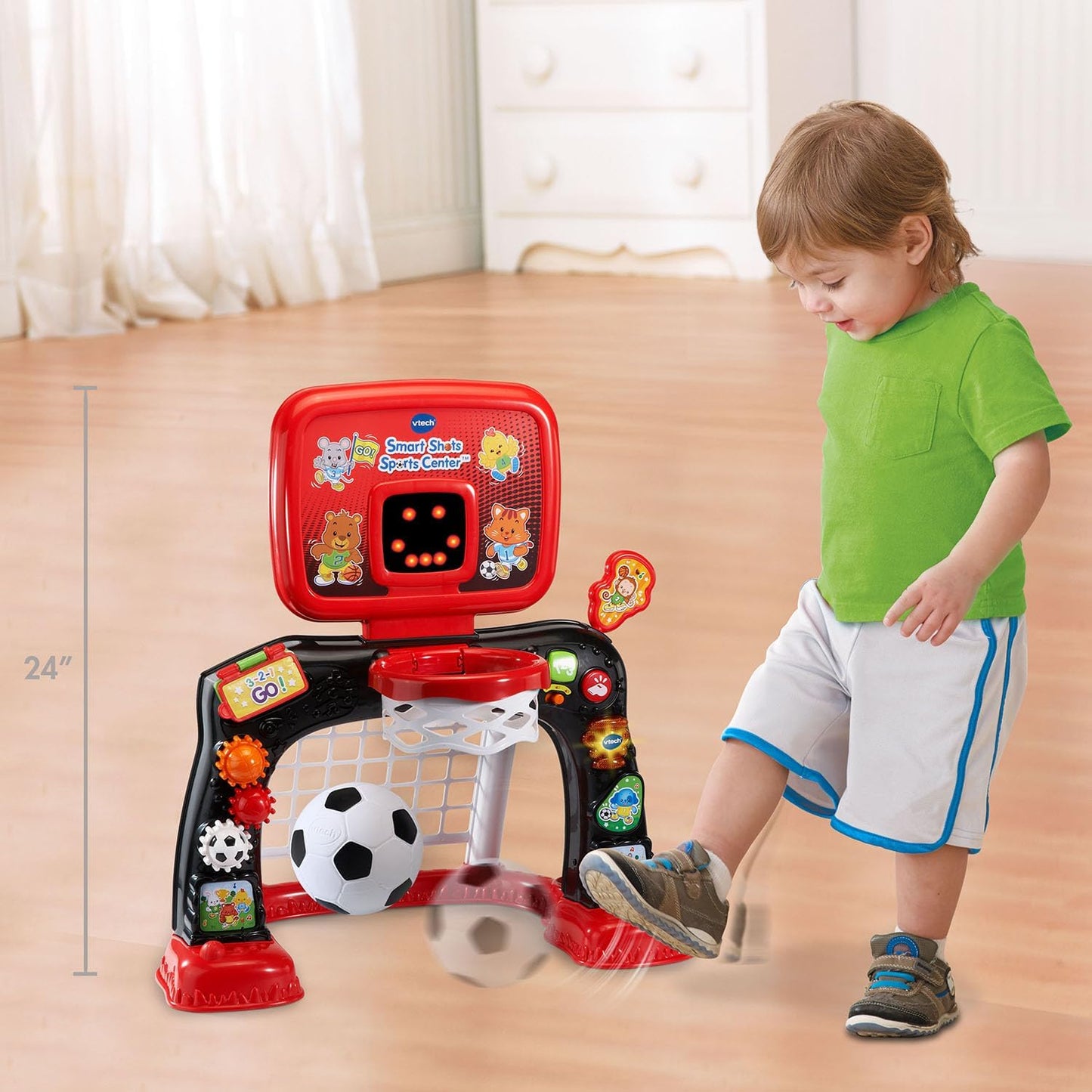 Two Sports in One, Basketball and Soccer for Ages 12-36 Months