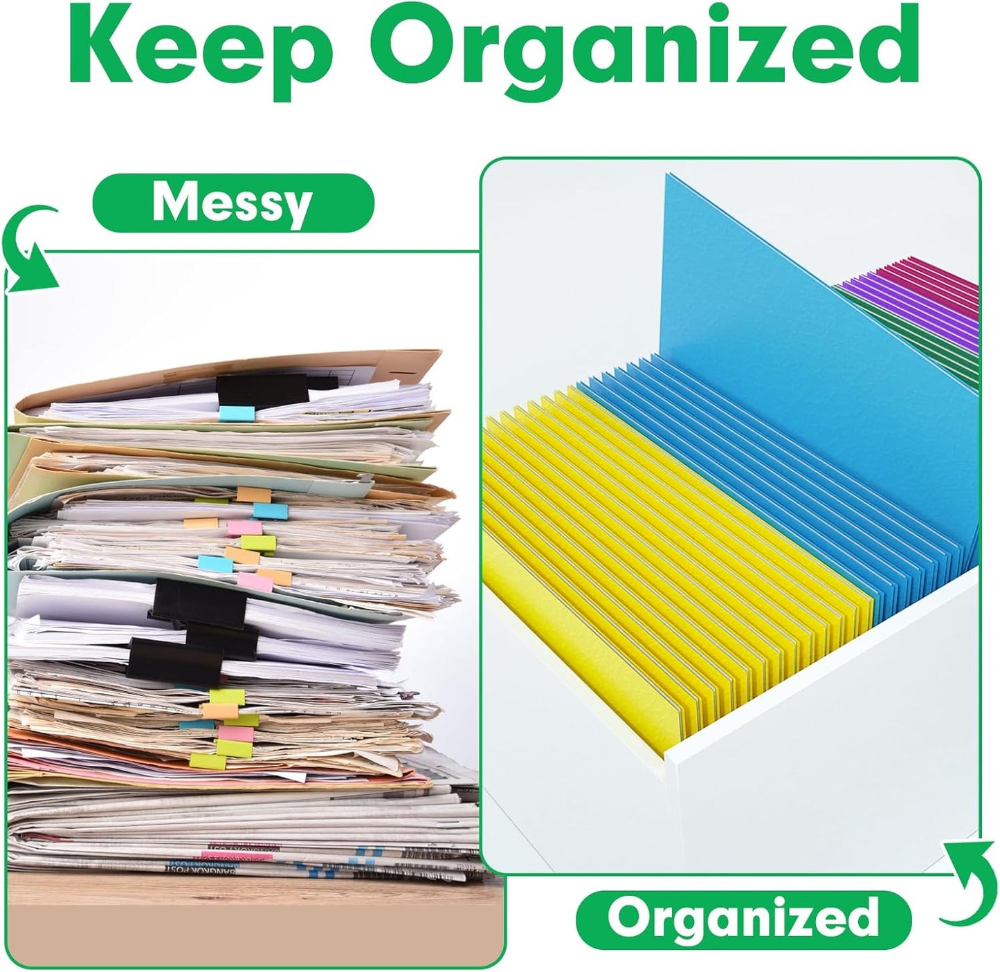 125-Pack Letter Size Two-Pocket Folders for School and Office