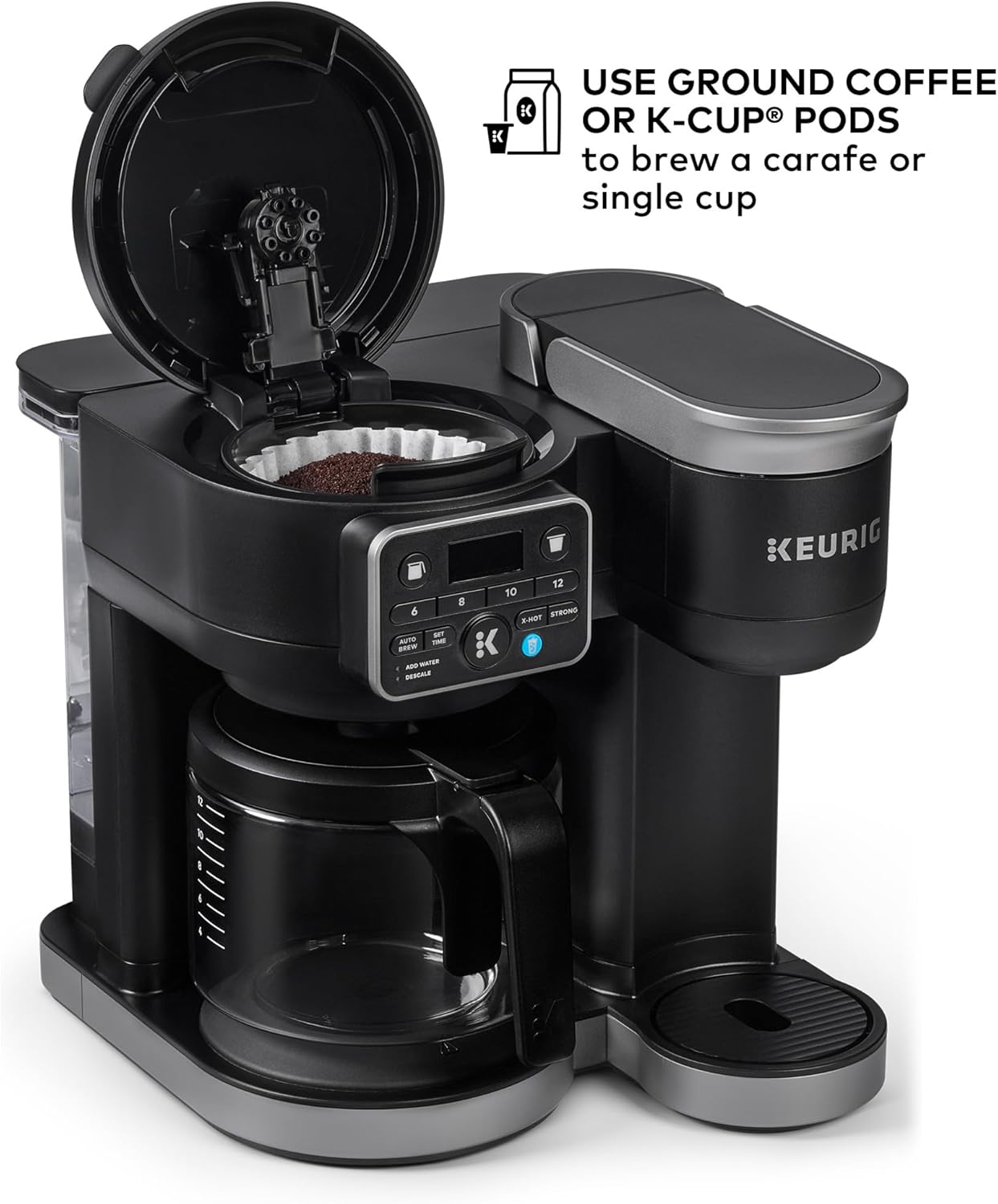 K-Duo Hot & Iced Coffee Maker Single Serve & Carafe (Gen 2)