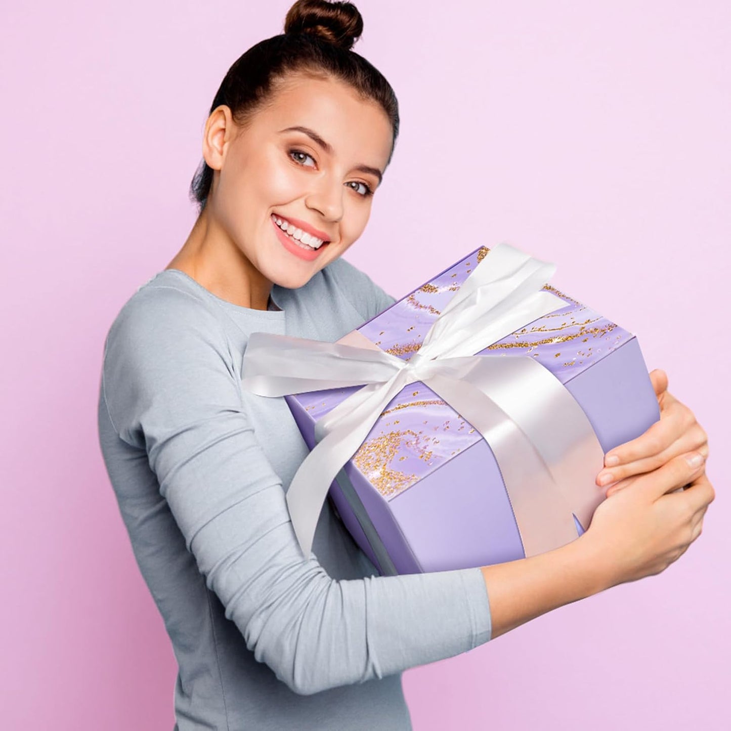 Lavender Spa Gift Basket - Relaxing Self-Care Package for Women, Perfect Birthday or Get Well Soon Gift