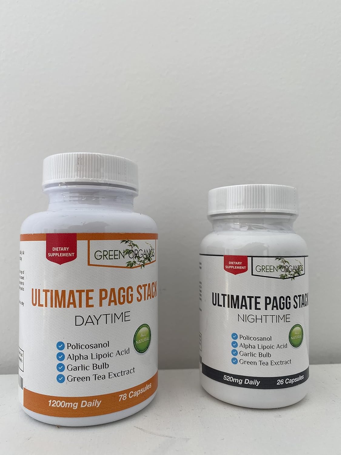 Ultimate PAGG Stack™ – Tim Ferriss Formula with Policosanol, ALA, Green Tea & Garlic