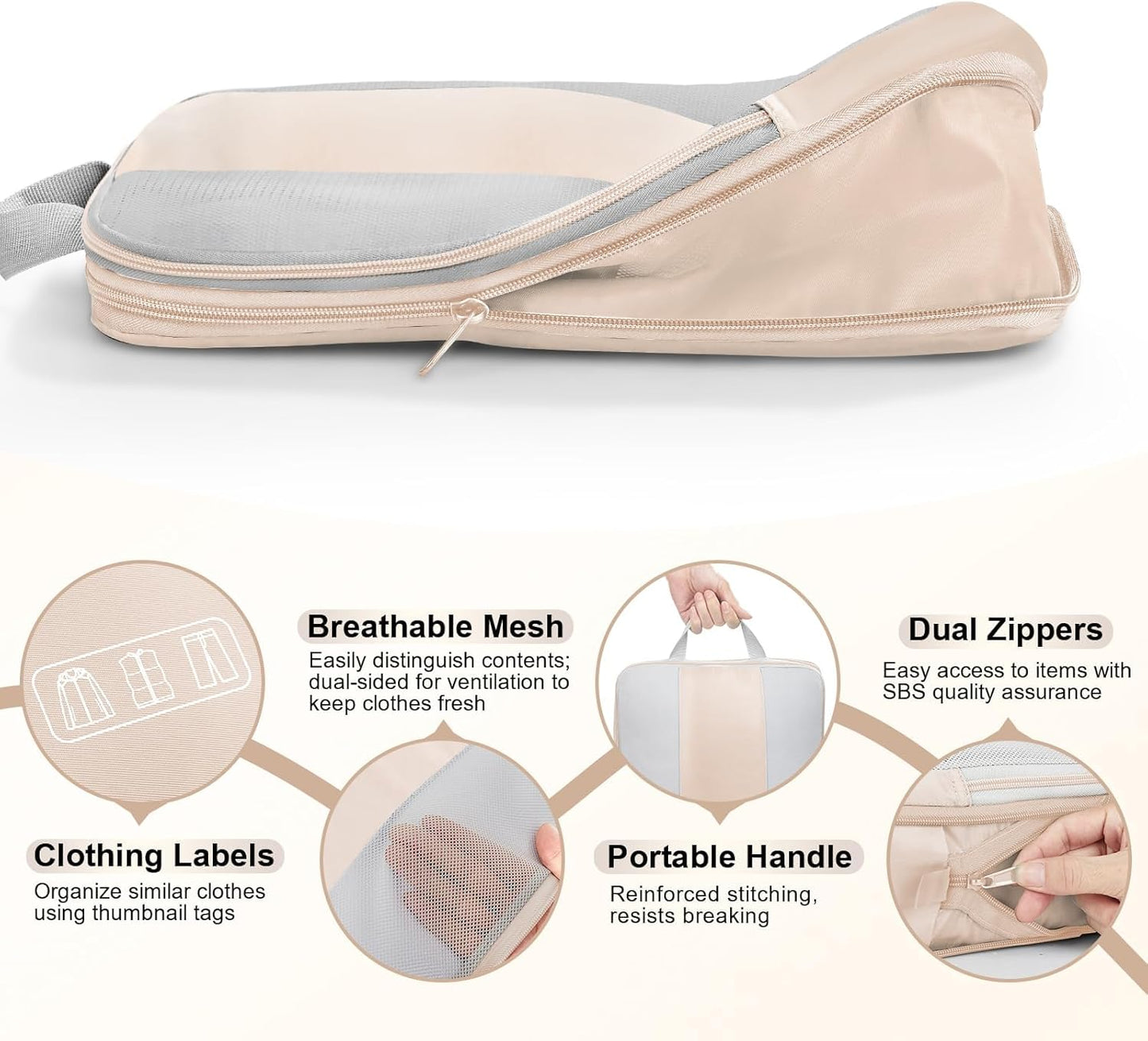 10 Compression Packing Cubes for Women Travelers: Essential Luggage Storage and Space Savers
