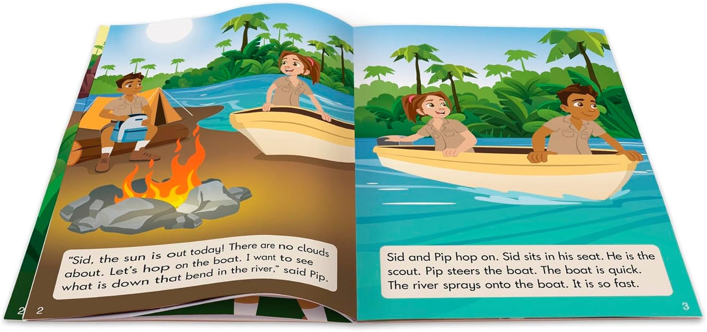 Hi-Lo Diversity Decodables: Phase 5 Set (Books 2-12) - Vowel Sounds & Weekly Reading Guide for Ages 5+