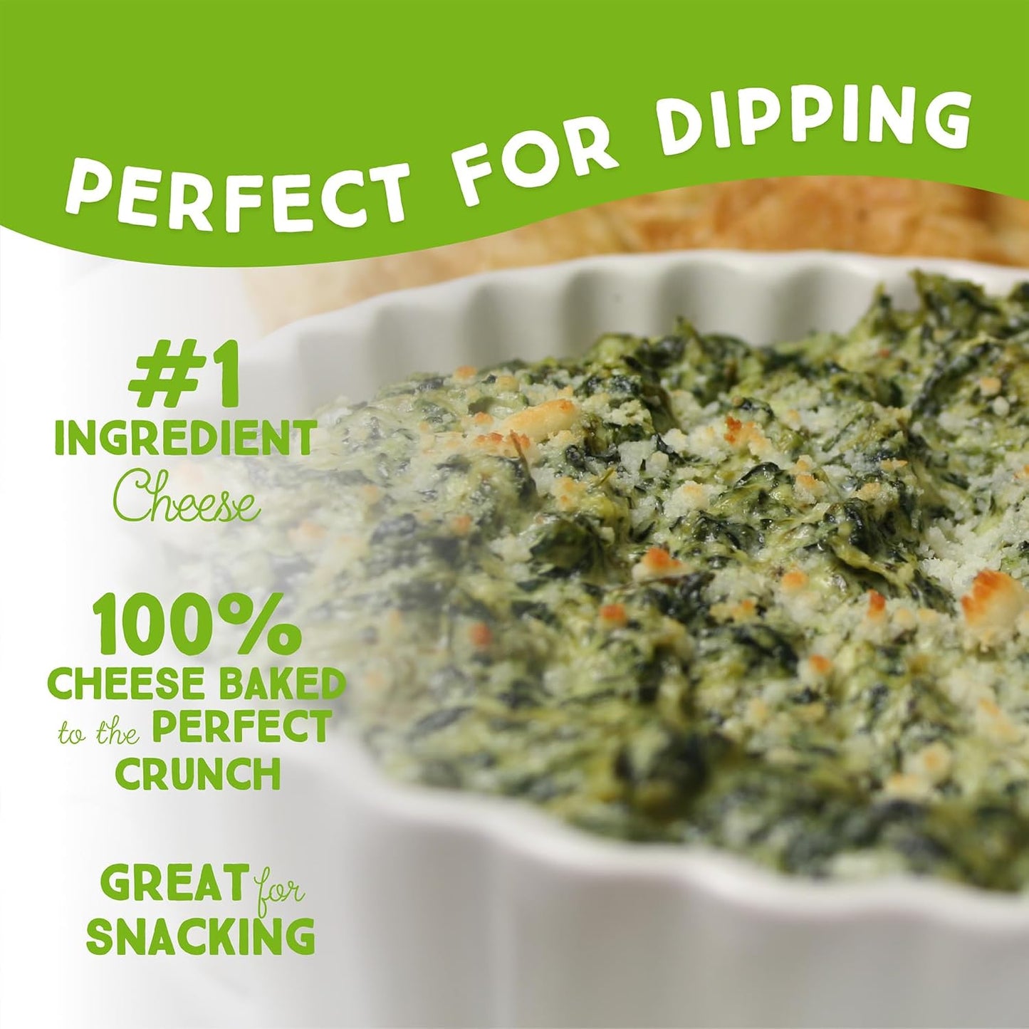 Cheese Crisps Variety Pack ā High Protein, Low Carb Keto Snacks, Gluten-Free Protein Chips, 2.12 oz (6 Pack)