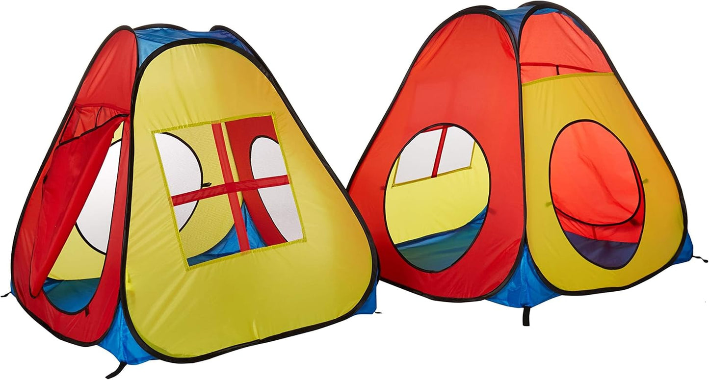 8-in-1 Pop-Up Play Tent Set with 4 Tunnels for Indoor/Outdoor Use
