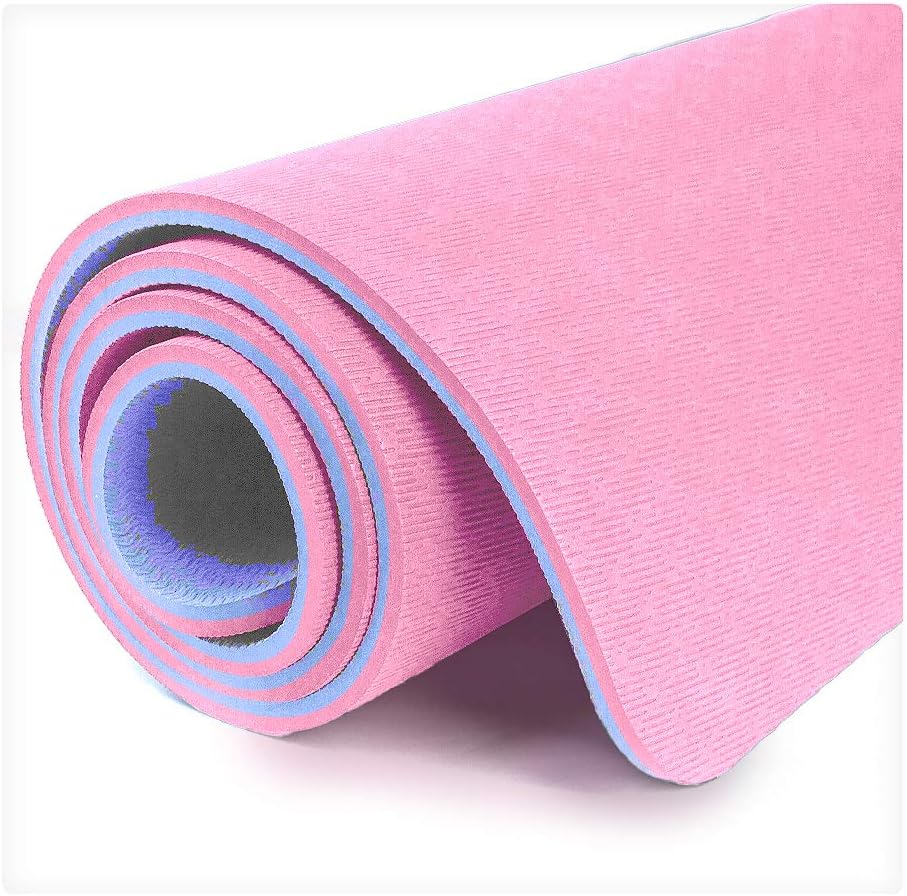 Extra Thick TPE Yoga Mat - 1/2 Inch, Eco-Friendly, SGS Certified, Anti-Tear Bolster