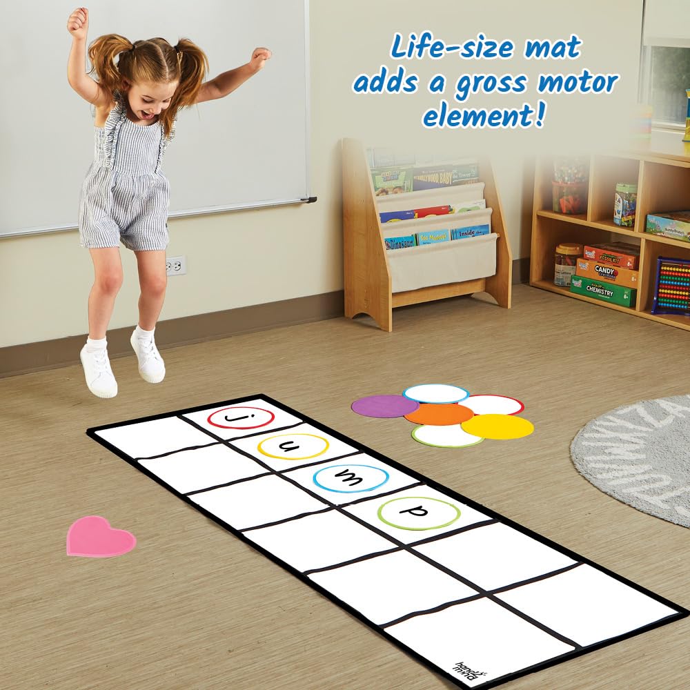 Elkonin Box Activity Set: Phonemic Awareness & Gross Motor Play for Preschoolers