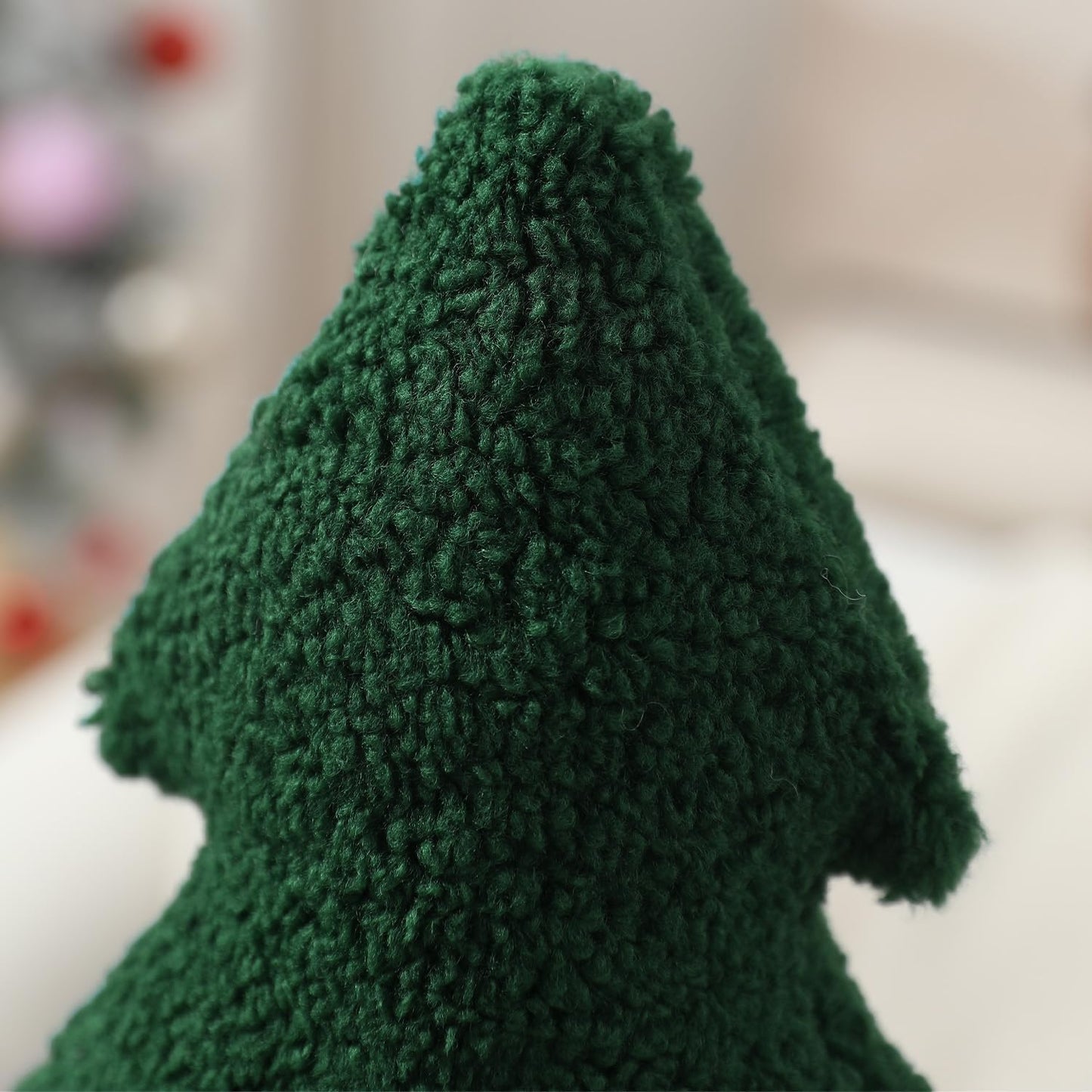 Set of 2 Christmas Tree Plush Pillows - 12.2 Inch
