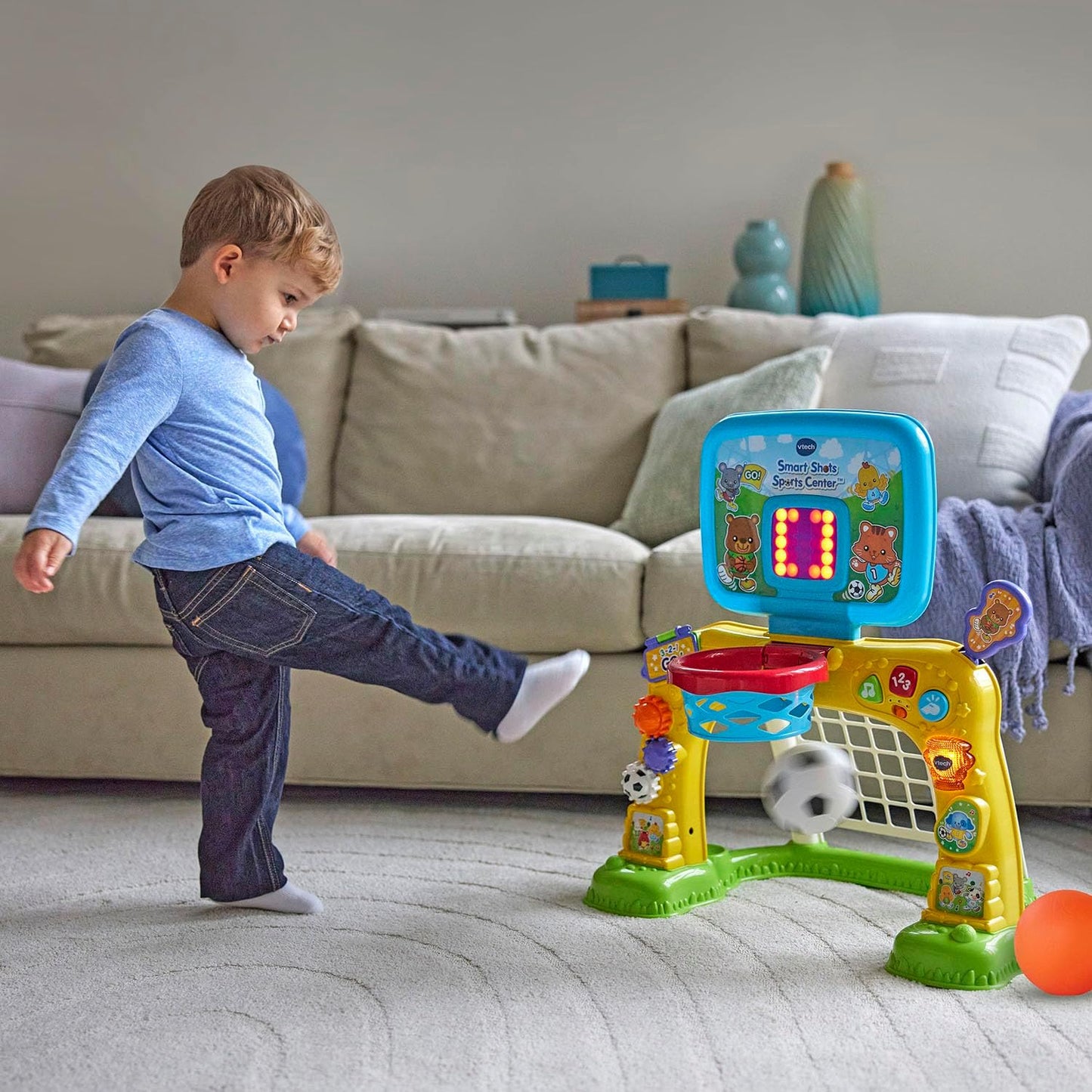Two Sports in One, Basketball and Soccer for Ages 12-36 Months