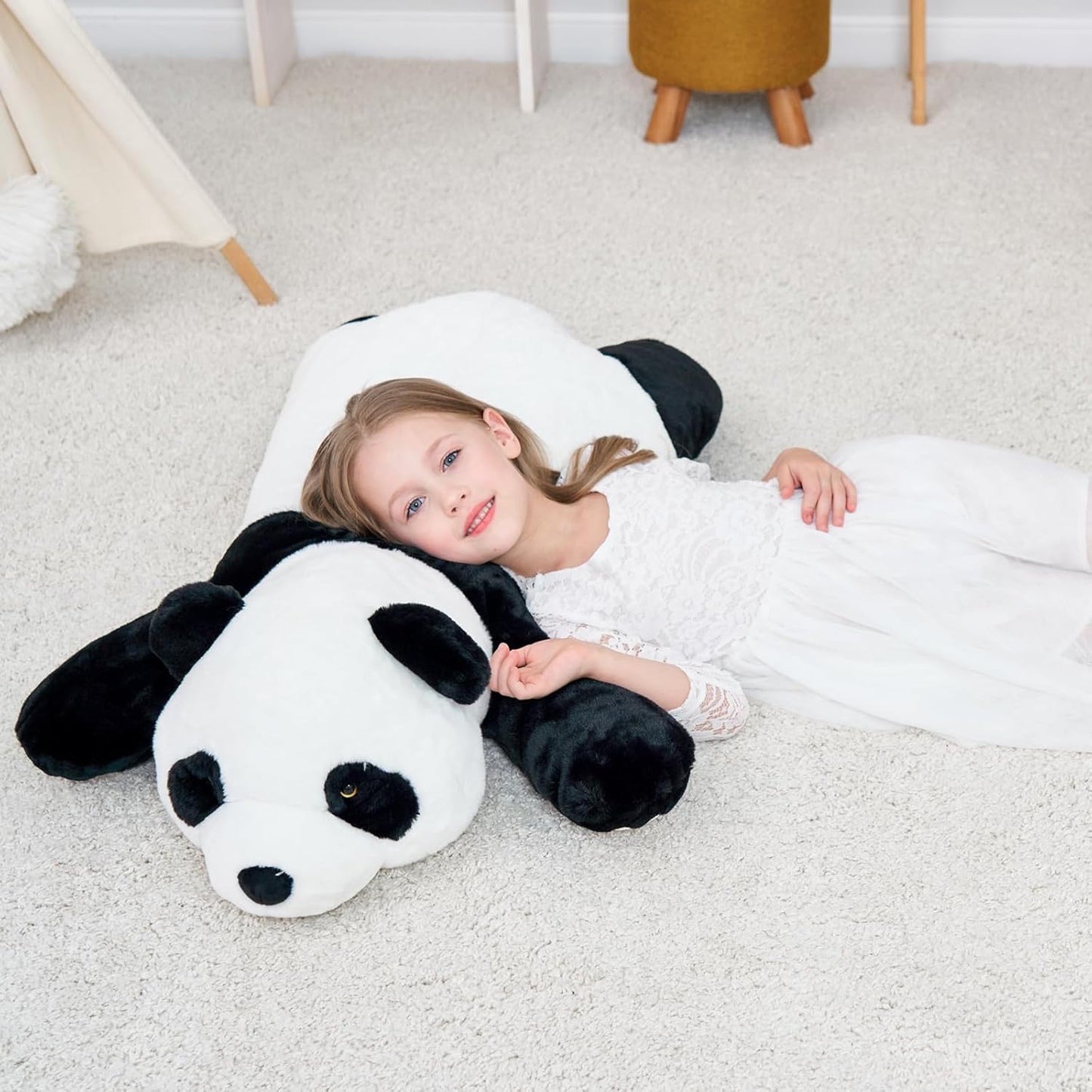 Panda Stuffed Animal Cute Panda Hugging Pillow Toy