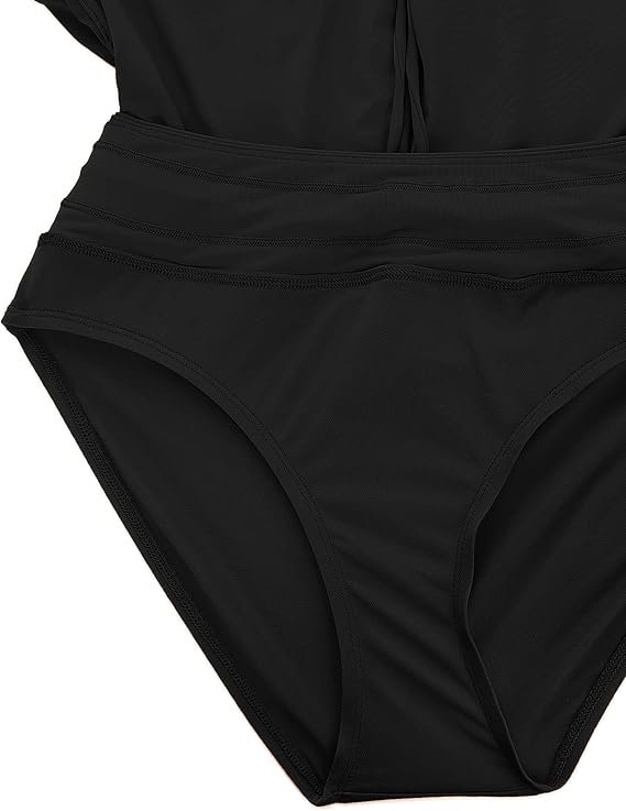 Women's High-Waisted Quick-Dry Swim Board Shorts with Liner