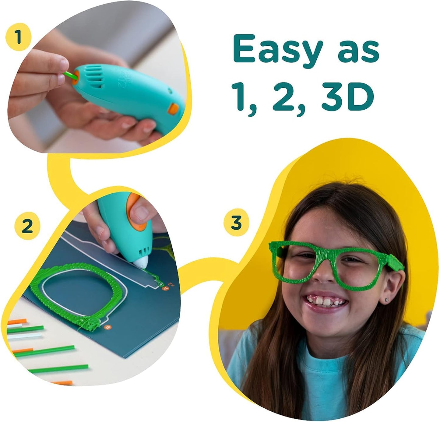 Start+ Essentials 3D Pen Set for Kids (2024) - Easy Art & STEM Activity for Ages 6+