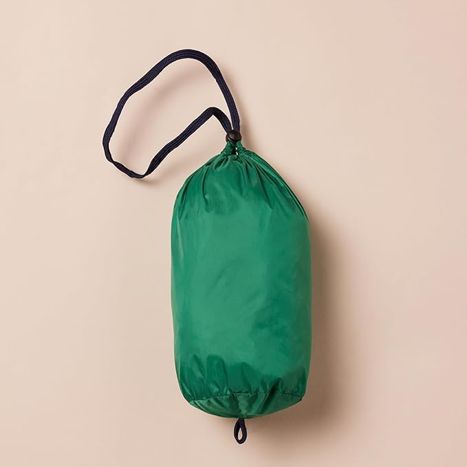 Boys’ Lightweight Packable Hooded Puffer – Water-Resistant (Green, Small)