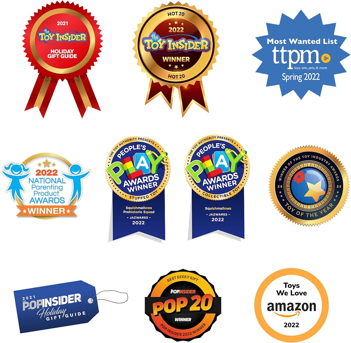 Three 8" Plush Mystery Pack - Styles Will Vary in Surprise Box