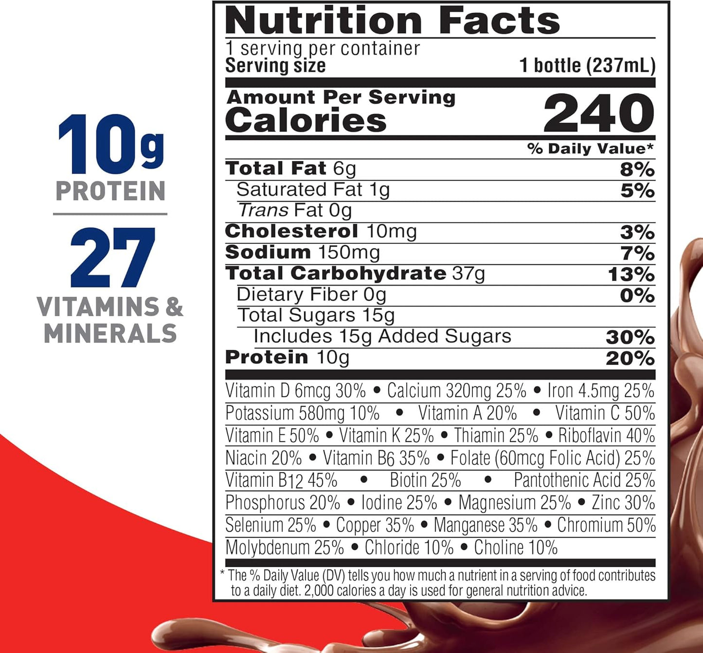 24-Pack BOOST Original Nutritional Drinks – Rich Chocolate, 8 Fl Oz Bottles