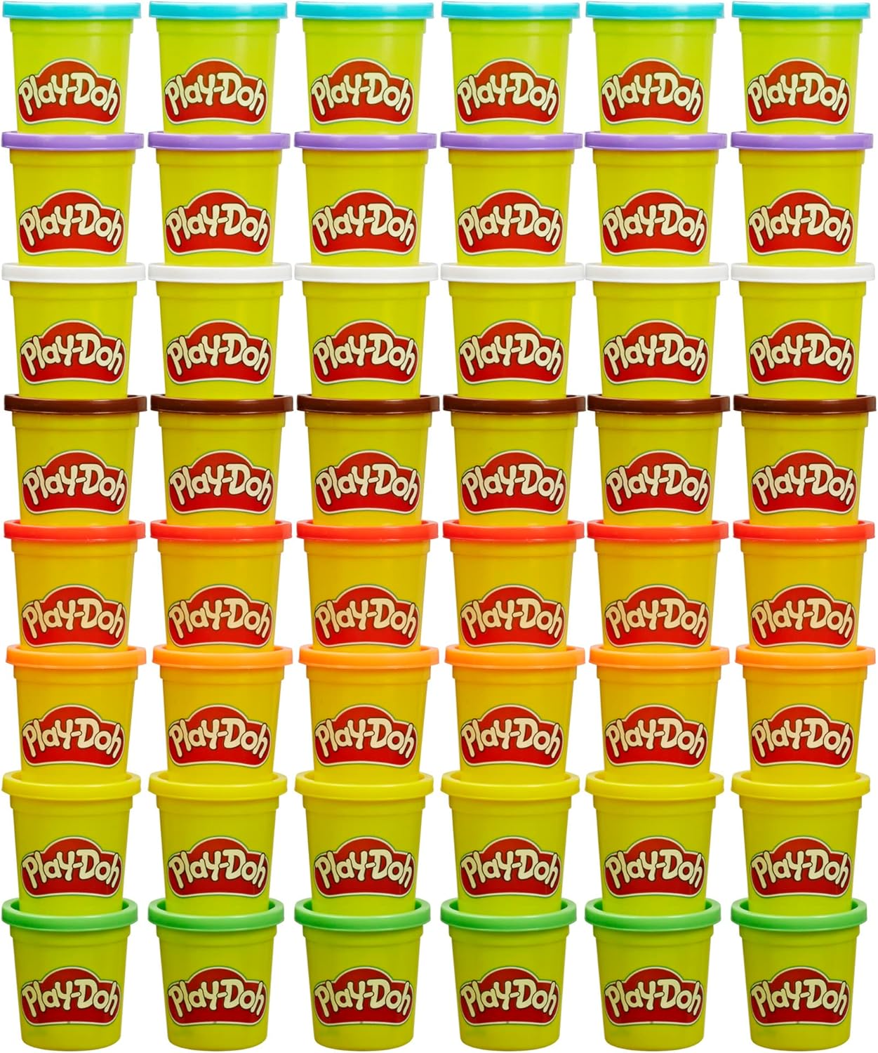 48-Pack Play-Doh: 6 Sets of 8 Colors, Perfect for Back to School and Classroom Gifts