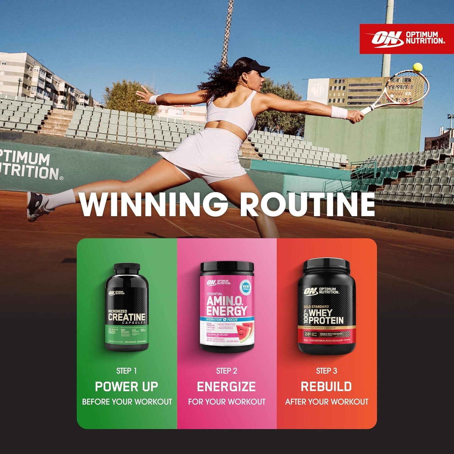 300-Count Optimum Nutrition Micronized Creatine Capsules: 2500mg, Keto-Friendly