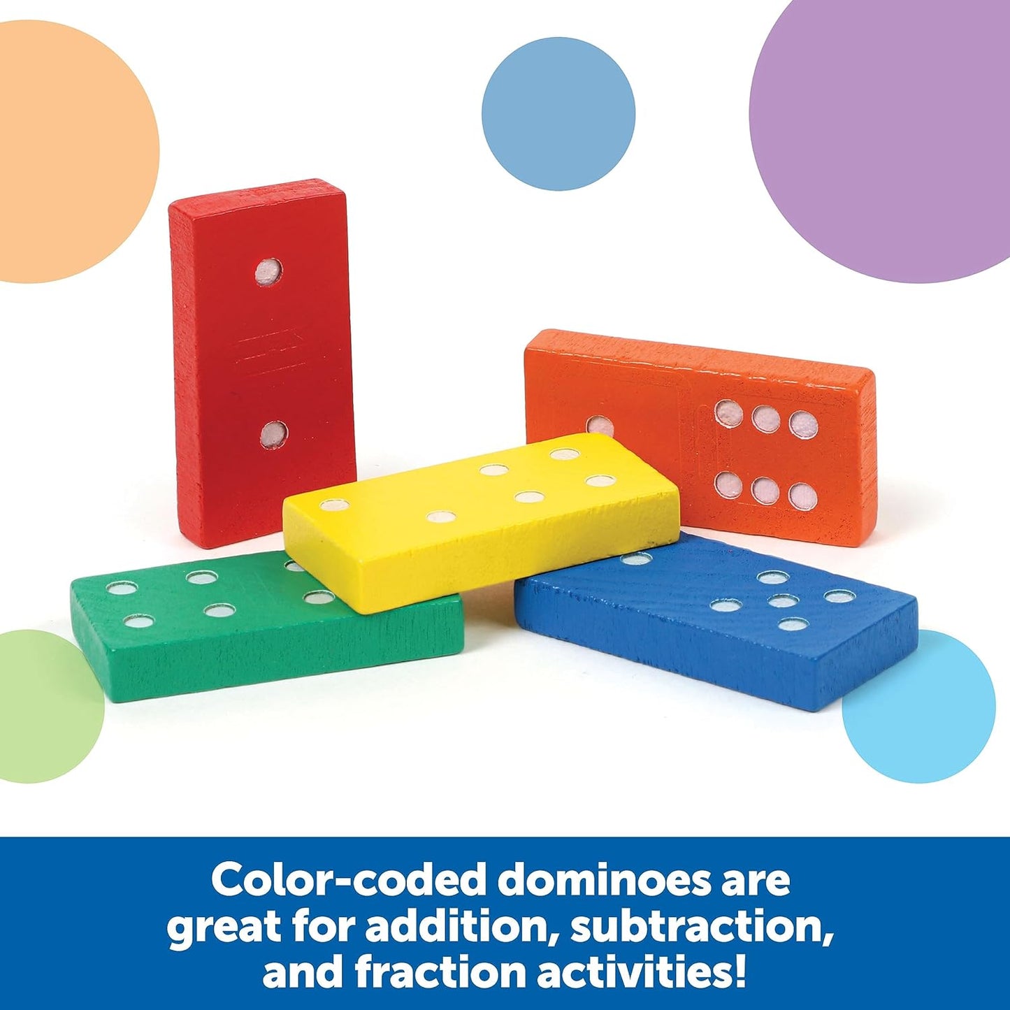 168 Pieces Double-six Dominoes In Bucket, Teaching aids, Math Classroom Accessories