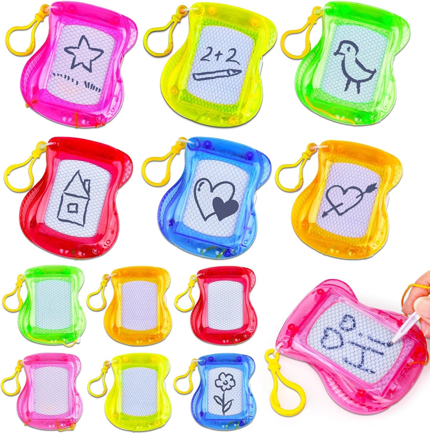16PCS Mini Magnetic Drawing Boards - Party Favors for Kids, Classroom Prizes, and Goodie Bag Stuffers