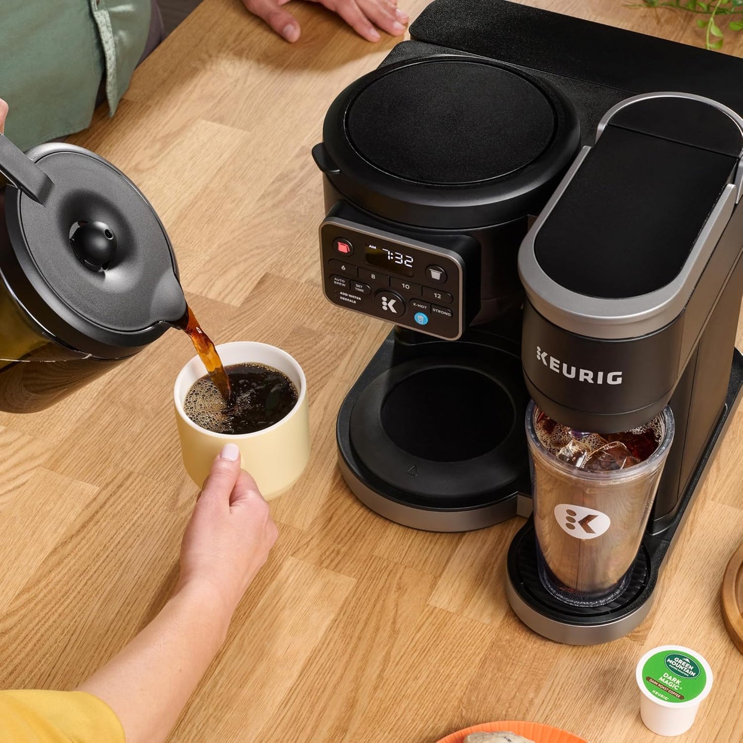 K-Duo Hot & Iced Coffee Maker Single Serve & Carafe (Gen 2)