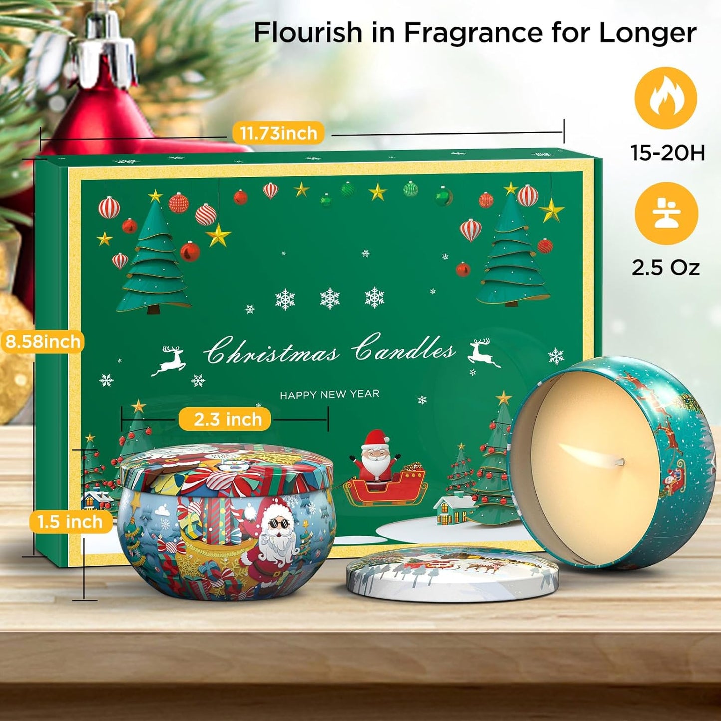 Gift Sets Scented Aromatherapy Candles of 12 for Women