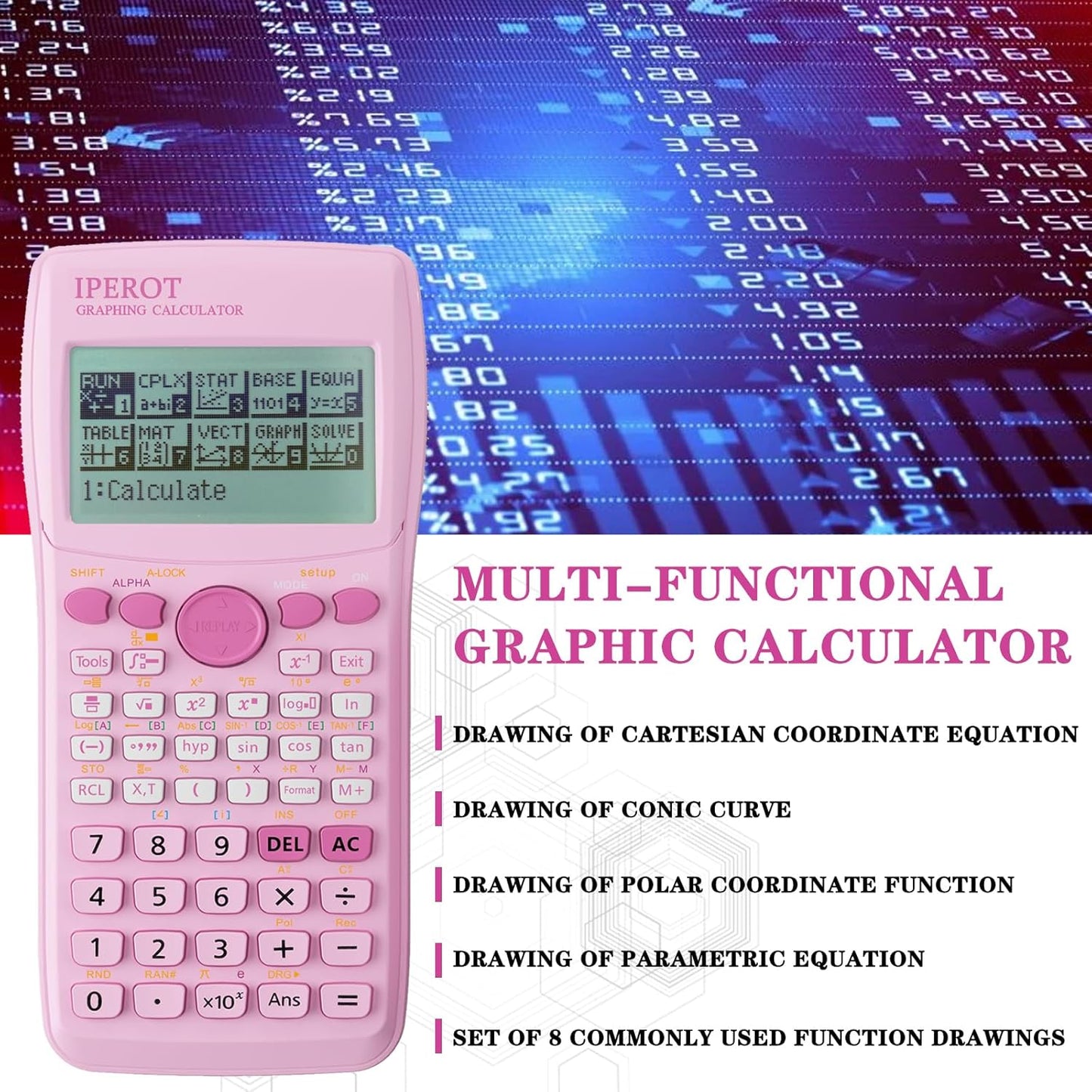 Scientific Graphing Calculators - 10 Modes, 4 Functions, Ideal for Students and Teachers