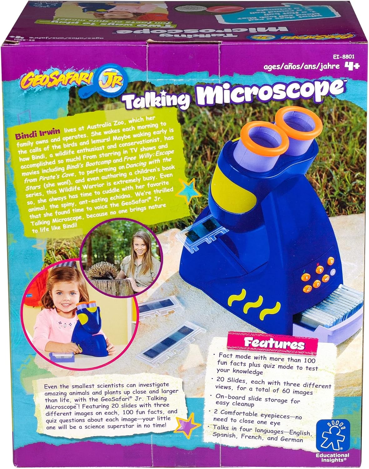 Microscope for Kids, STEM & Science Toy, Interactive Learning, Ages 3+