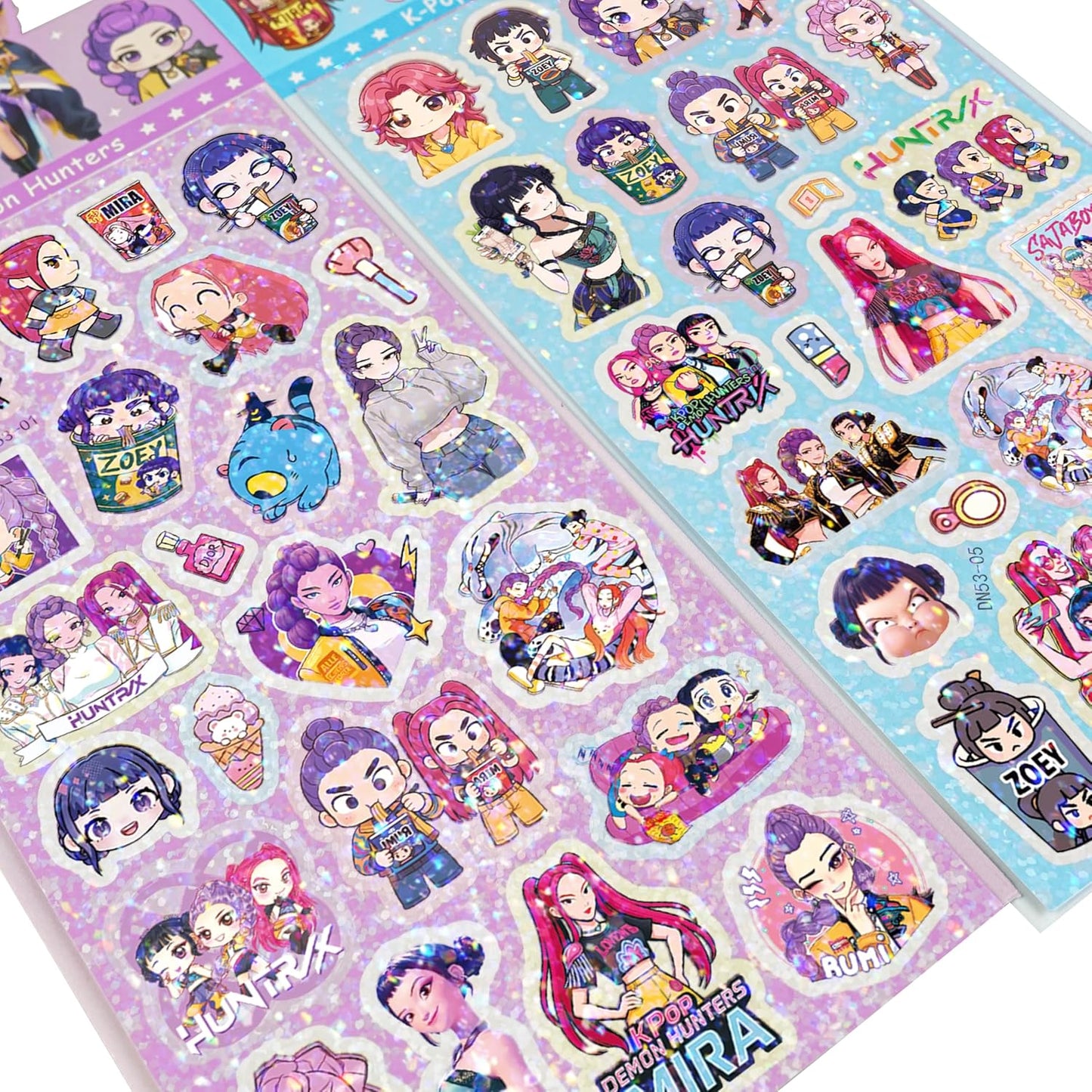Demon Hunters Aesthetic Sticker Pack – 308 PCS Decals for Laptop, Phone, Water Bottle & Journal