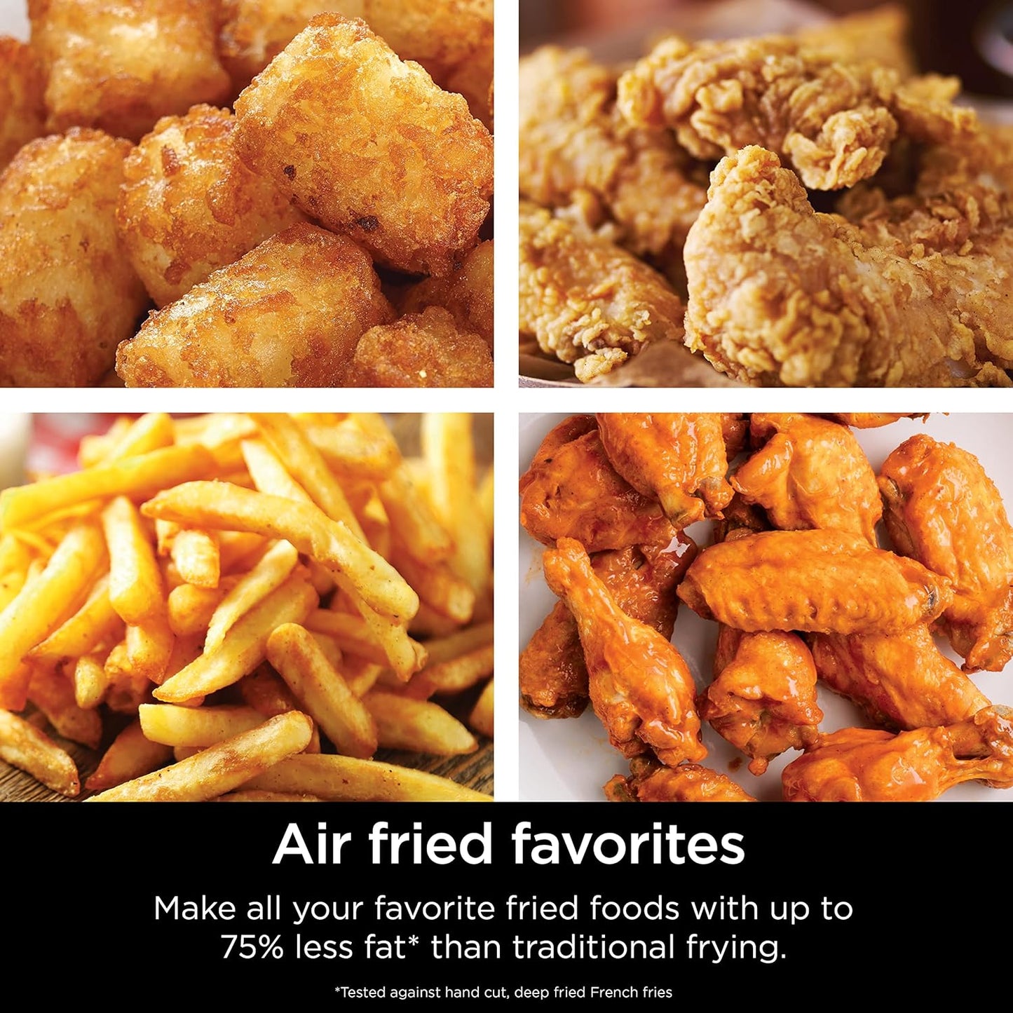 4-in-1 Air Fryer, Roast, Bake, Air Fry, Roast, Broil, Reheats, & Dehydrates 4 QT