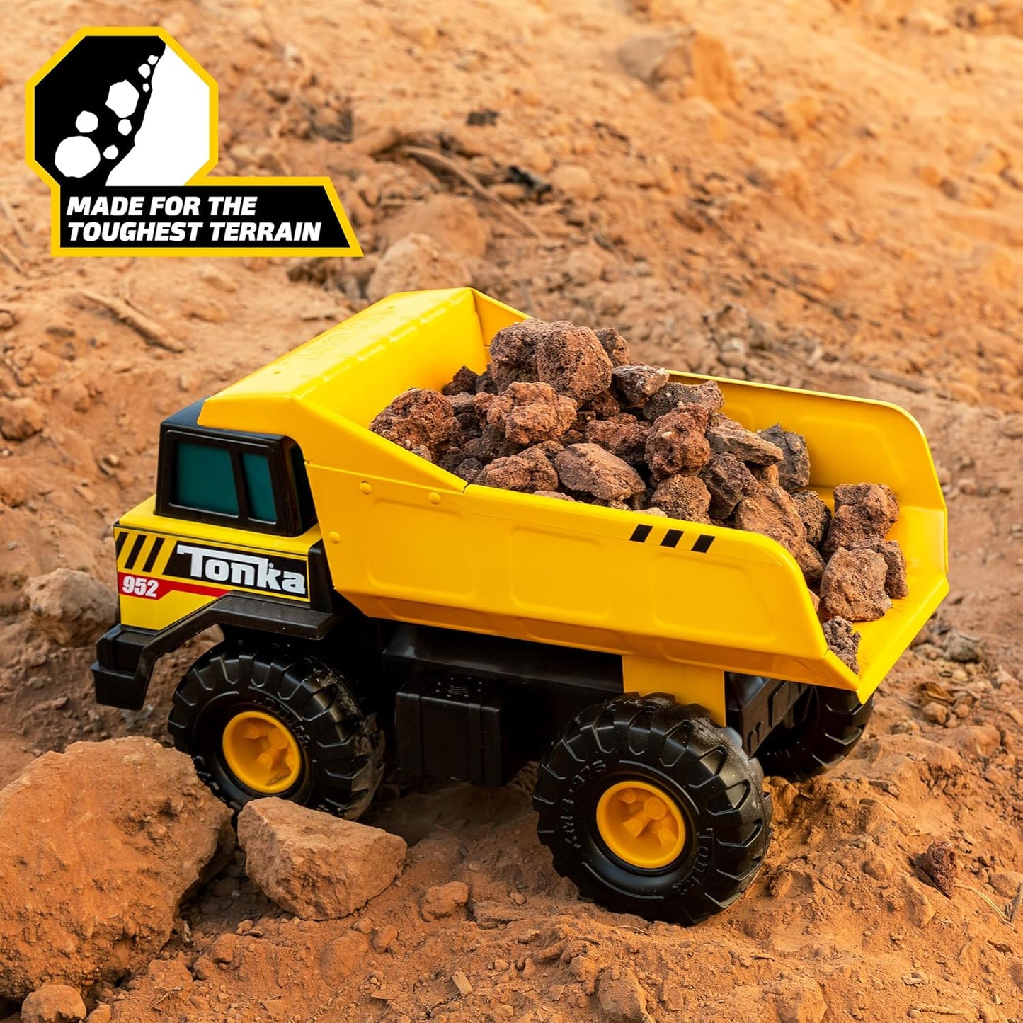 Mighty Dump Truck - Sturdy Steel & Plastic Toy for Ages 3+