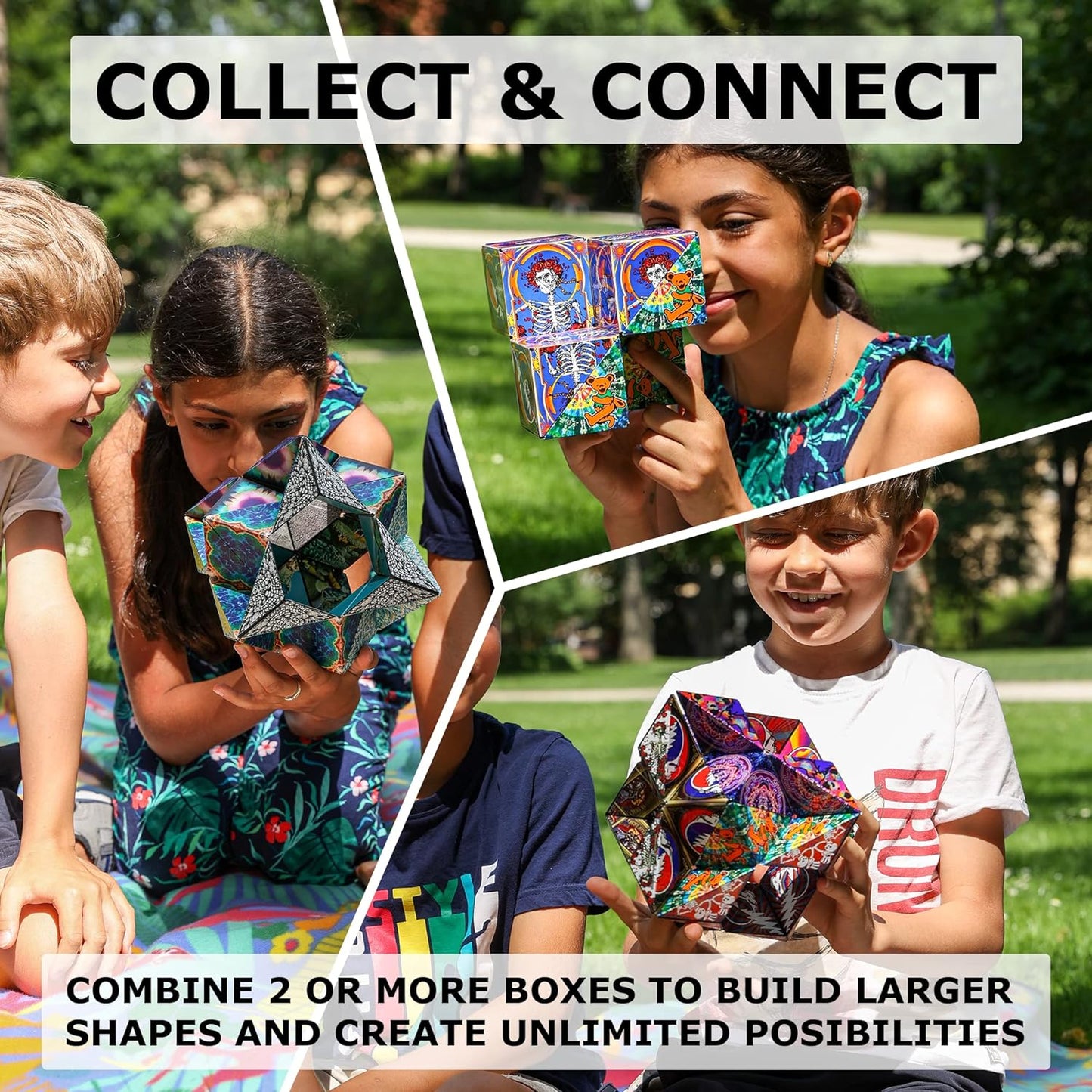 Shape Shifting Box: Award-Winning Fidget Toy with 36 Magnets - Transforms into 70+ Shapes, Sensory Gift for All Ages!