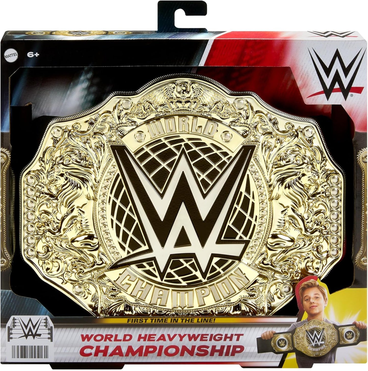 WWE Championship Title Role-Play Belt for Ages 3+ (Adjustable)