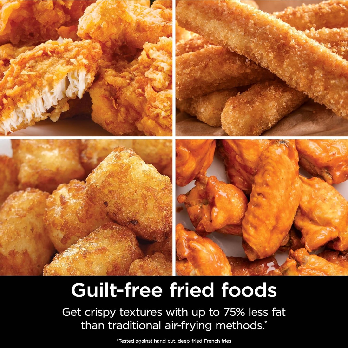 Air Fryer, 120 Volts, Nonstick Basket & Crisper Plate, Grey