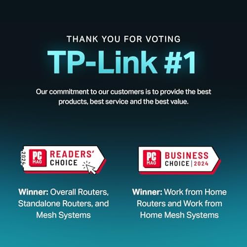 AX1800 Wi-Fi 6 Router V4 – Dual Band Wireless Internet, Gigabit, Easy Mesh, Works with Alexa – A Certified for Humans Device