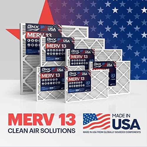 12x12x1 Air Filters – 6-Pack, AC & Furnace, Allergen & Smoke Protection