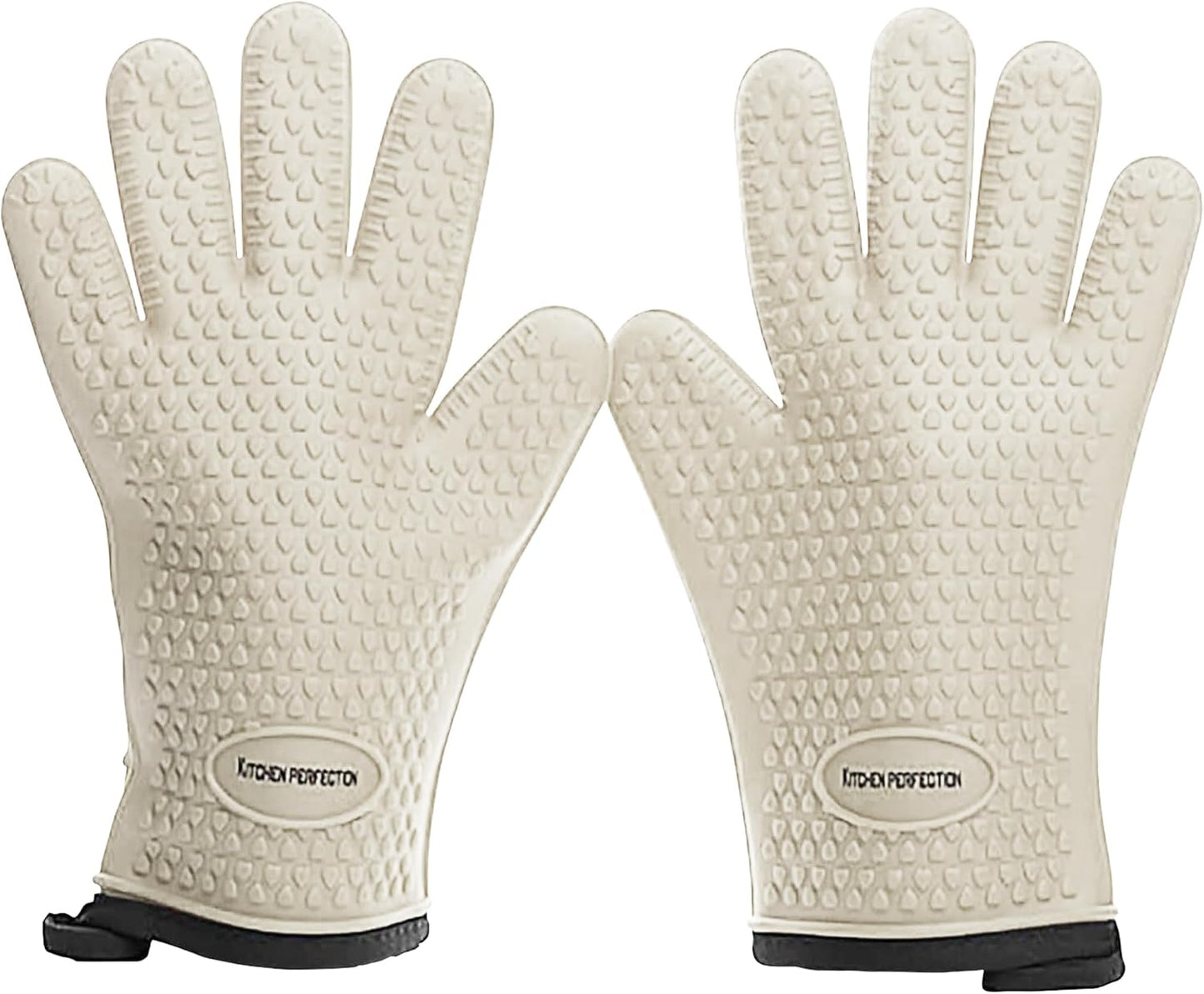 Silicone Smoker Oven Gloves - Extreme Heat Resistant Waterproof Oven Mitts